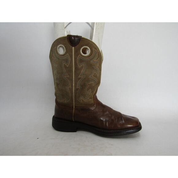Ariat Mens Size 6 D Brown Suede Leather Buckaroo Cowboy Western Boots main image 4